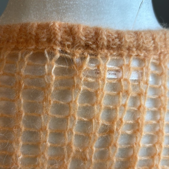 Free People Light & Lofty Pullover Sweater Alpaca Mango Orange Size XS - Picture 8 of 12